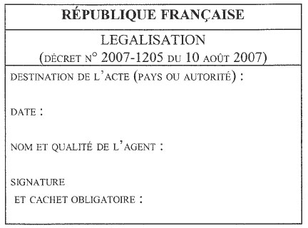 apostille